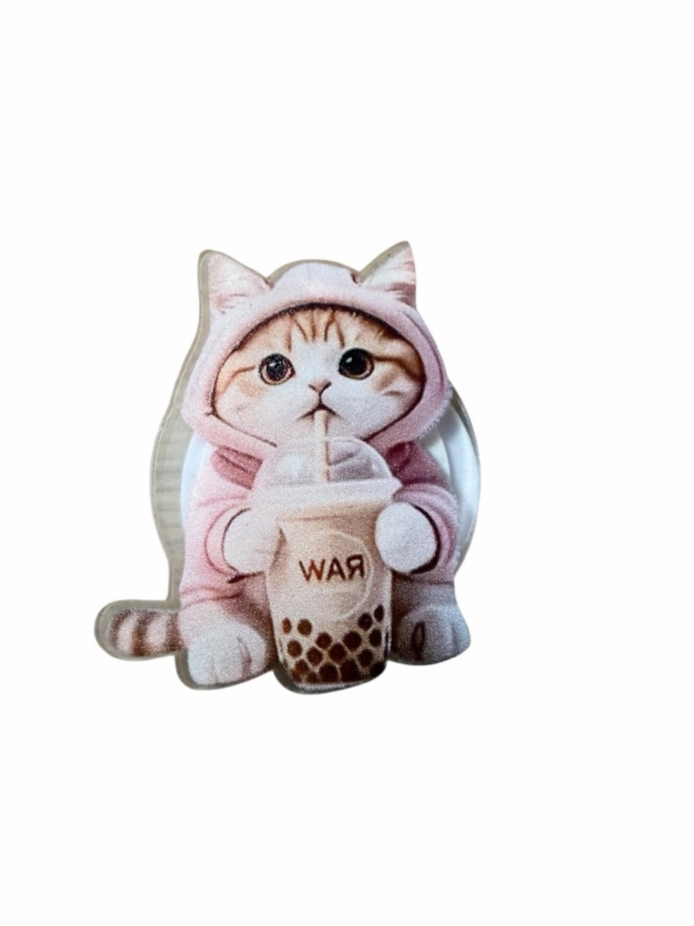 Pink Cat Phone Stand Pop